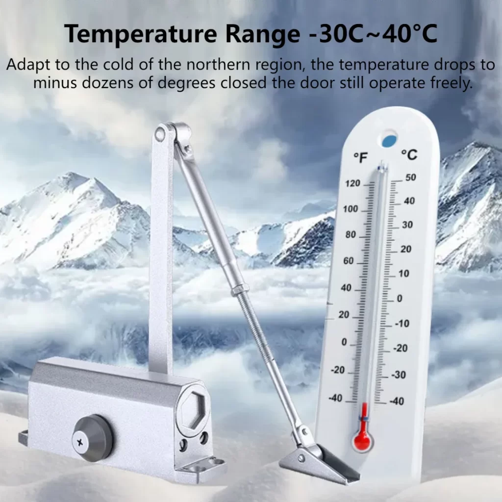 effect  of temperature for door closers